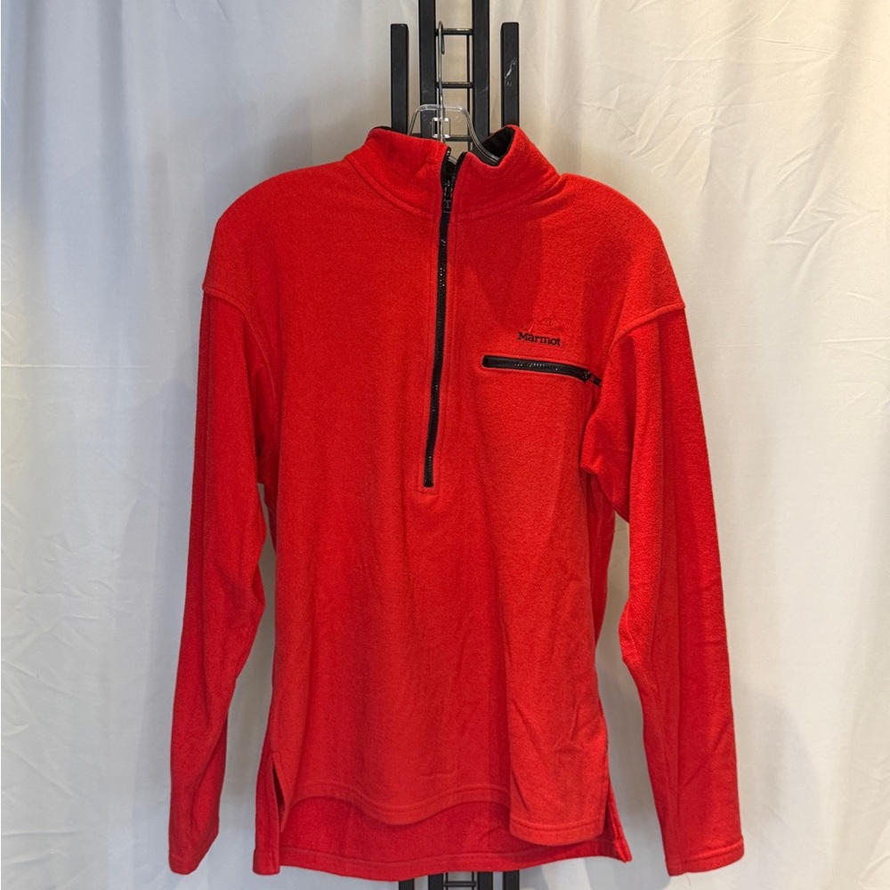 Marmot Women's Red Zip-Up Sweater‎